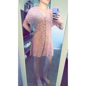 Floral Pink Summer Dress